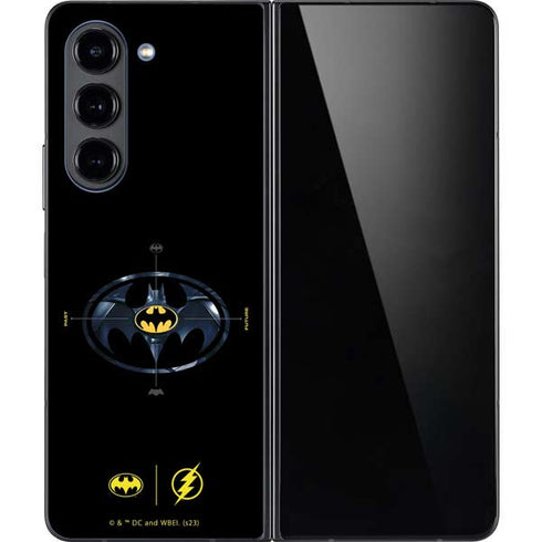 DC Comics The Flash Movie: Batman Multiverse Logos Galaxy Z Fold5 5G Skin